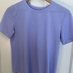 Lululemon High neck run and train tee Lavender